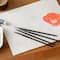 Necessities™ Brown Synthetic Round Watercolor 4 Piece Brush Set by Artist's Loft®